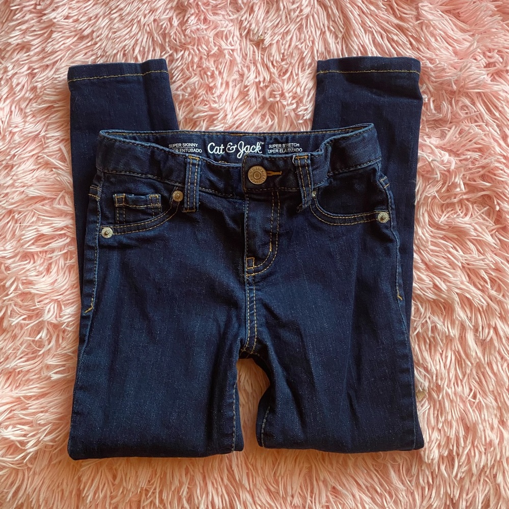 Girls super skinny jeans